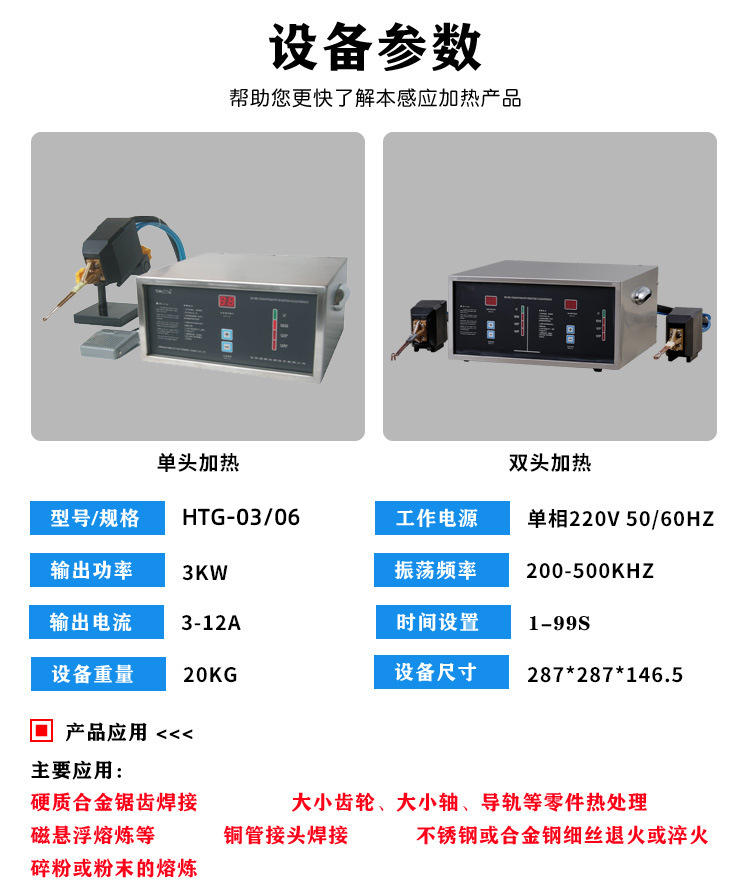 超高頻萝莉社在线免费观看加熱設備HTG-03/03A/03AC(圖2)