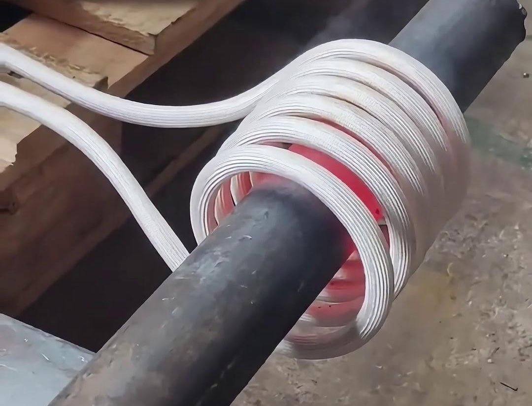 30KW高頻萝莉社在线免费观看加熱設備，局部加熱直徑65mm的鐵